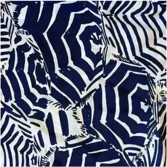 Lilly Pulitzer Oh Cabana Boy Dusk Top Umbrella Tank Size XL 100% Silk - Picture 5 of 12